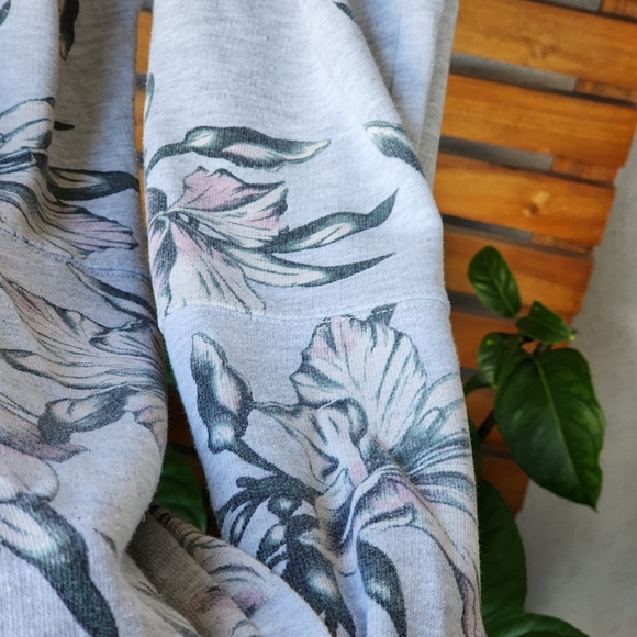 BILLABONG pants grey and floral Size 8 - Picture 7 of 8